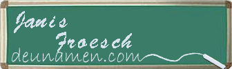 Janis Froesch Visitenkarte